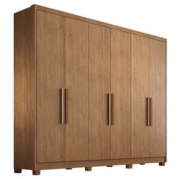 Guarda Roupa Casal 6 Portas 6 Gavetas Rizon Plus Novo Horizon