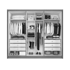 Guarda Roupa Casal 6 Portas 6 Gavetas Rizon Plus Novo Horizon