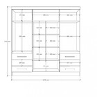 Guarda Roupa Casal 6 Portas 6 Gavetas Roma Ii Mopar