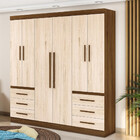 Guarda Roupa Casal 6 Portas 6 Gavetas Roma Ii Mopar