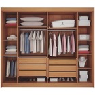 Guarda Roupa Casal 6 Portas 6 Gavetas - São Carlos-cinamomo -