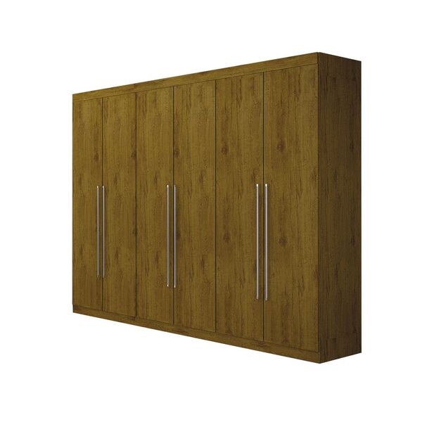 Guarda Roupa Casal 6 Portas 6 Gavetas Sonata Cedro Sallêto