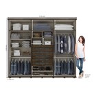 Guarda Roupa Casal 6 Portas 6 Gavetas Studio Moka - Henn