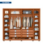 Guarda-roupa Casal 6 Portas 6 Gavetas Suburban Gold Espresso