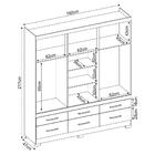 Guarda Roupa Casal 6 Portas 6 Gavetas Veneto D02 Branco - Mpo