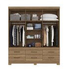 Guarda-roupa Casal 6 Portas 6 Gavetas Veneto Demobile Amendola