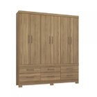 Guarda-roupa Casal 6 Portas 6 Gavetas Veneto Demobile Amendola