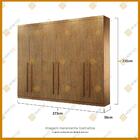 Guarda-roupa Casal 6 Portas 6 Gavetas Viseu Imbuia