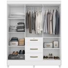 Guarda Roupa Casal 6 Portas 8684 Moval
