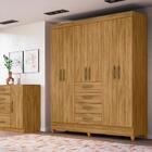Guarda Roupa Casal 6 Portas 8963 Moval