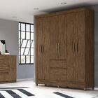 Guarda Roupa Casal 6 Portas 8993 Moval