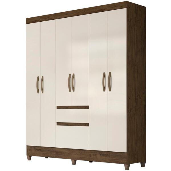 Guarda Roupa Casal 6 Portas 8993 Moval