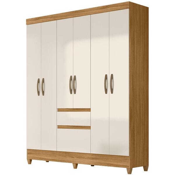 Guarda Roupa Casal 6 Portas 8993 Moval