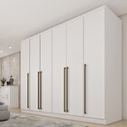 Guarda Roupa Casal 6 Portas 8 Gavetas 270cm Portugal Espresso