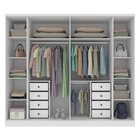 Guarda Roupa Casal 6 Portas 8 Gavetas 270cm Portugal Espresso