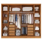 Guarda Roupa Casal 6 Portas 8 Gavetas 270cm Portugal Espresso