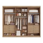 Guarda Roupa Casal 6 Portas 8 Gavetas Bergamo Conquis Móveis