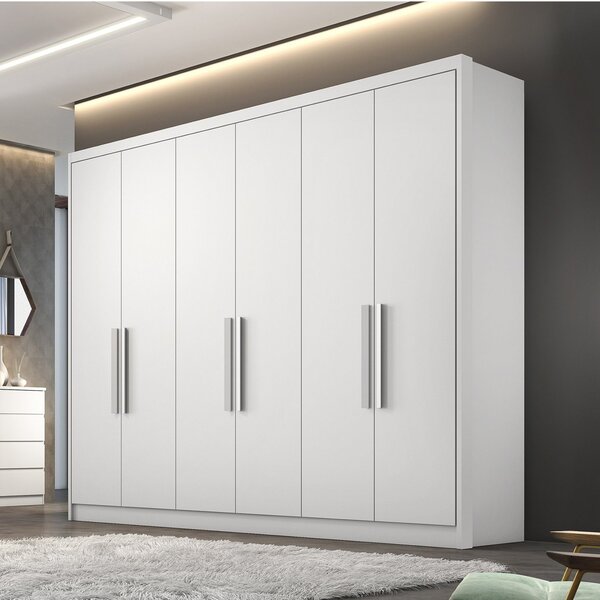 Guarda Roupa Casal 6 Portas 8 Gavetas Cairo Novo Horizonte Br