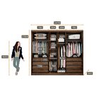 Guarda Roupa Casal 6 Portas 8 Gavetas Cairo Novo Horizonte Ca