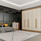 Guarda Roupa Casal 6 Portas 8 Gavetas - Coimbra-cumaru/fendi