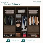 Guarda-roupa Casal 6 Portas 8 Gavetas Florianópolis 100% Mdf