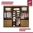 Guarda Roupa Casal 6 Portas 8 Gavetas Josandro Cinamomo