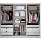 Guarda Roupa Casal 6 Portas 8 Gavetas - Maldivas-branco - Móv