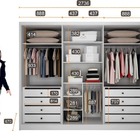 Guarda Roupa Casal 6 Portas 8 Gavetas - Maldivas-branco - Móv