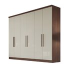 Guarda Roupa Casal 6 Portas 8 Gavetas Padova Novo Horizonte C