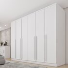 Guarda Roupa Casal 6 Portas 8 Gavetas Puxador Mdf 270cm Portu