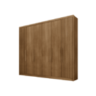 Guarda Roupa Casal 6 Portas 8 Gavetas - Santoro Ripado-cumaru