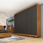 Guarda Roupa Casal 6 Portas 8 Gavetas Sevilla