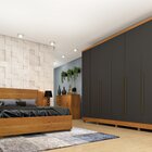 Guarda Roupa Casal 6 Portas 8 Gavetas Sevilla