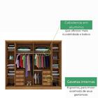 Guarda Roupa Casal 6 Portas 8 Gavetas Sevilla Tcil Cinamomo