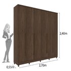 Guarda Roupa Casal 6 Portas 8 Gavetas Sevilla Tcil Móveis