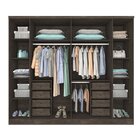 Guarda Roupa Casal 6 Portas 8 Gavetas Sevilla Tcil Móveis Cum