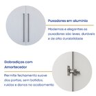Guarda-roupa Casal 6 Portas 976p  Branco