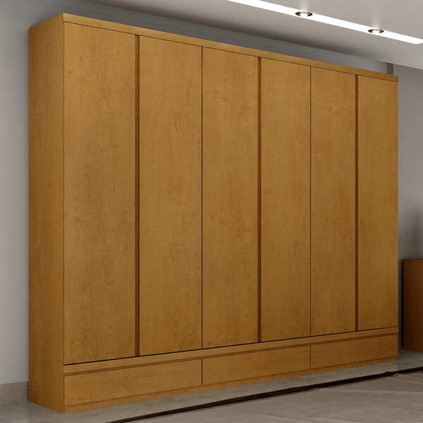 Guarda Roupa Casal 6 Portas 9 Gavetas 100% Mdf - Urbano - Jos