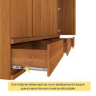 Guarda Roupa Casal 6 Portas 9 Gavetas 270cm Stillus   Cinamomo