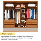 Guarda Roupa Casal 6 Portas 9 Gavetas 270cm Toquio Espresso M
