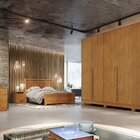 Guarda Roupa Casal 6 Portas 9 Gavetas Ibiza  Nature