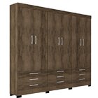 Guarda-roupa Casal 6 Portas 9 Gavetas Vila Velha Atualle Móve