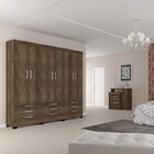 Guarda-roupa Casal 6 Portas 9 Gavetas Vila Velha Atualle Móve