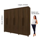 Guarda-roupa Casal 6 Portas Absolut New Gelius Móveis Nogueira