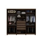 Guarda-roupa Casal 6 Portas Absolut New Gelius Móveis Nogueira