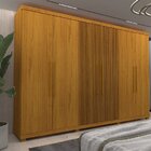 Guarda-roupa Casal 6 Portas Absolut New Naturale Ripado