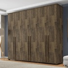 Guarda-roupa Casal 6 Portas Amsterdã Amadeirado – Rv Móveis