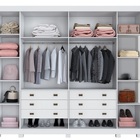 Guarda Roupa Casal 6 Portas Atlanta Benetil  Branco