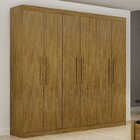 Guarda-roupa Casal 6 Portas Belém Valverde Móveis Freijó