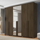 Guarda-roupa Casal 6 Portas C/espelho Amsterdã Freijó – Rv Mó